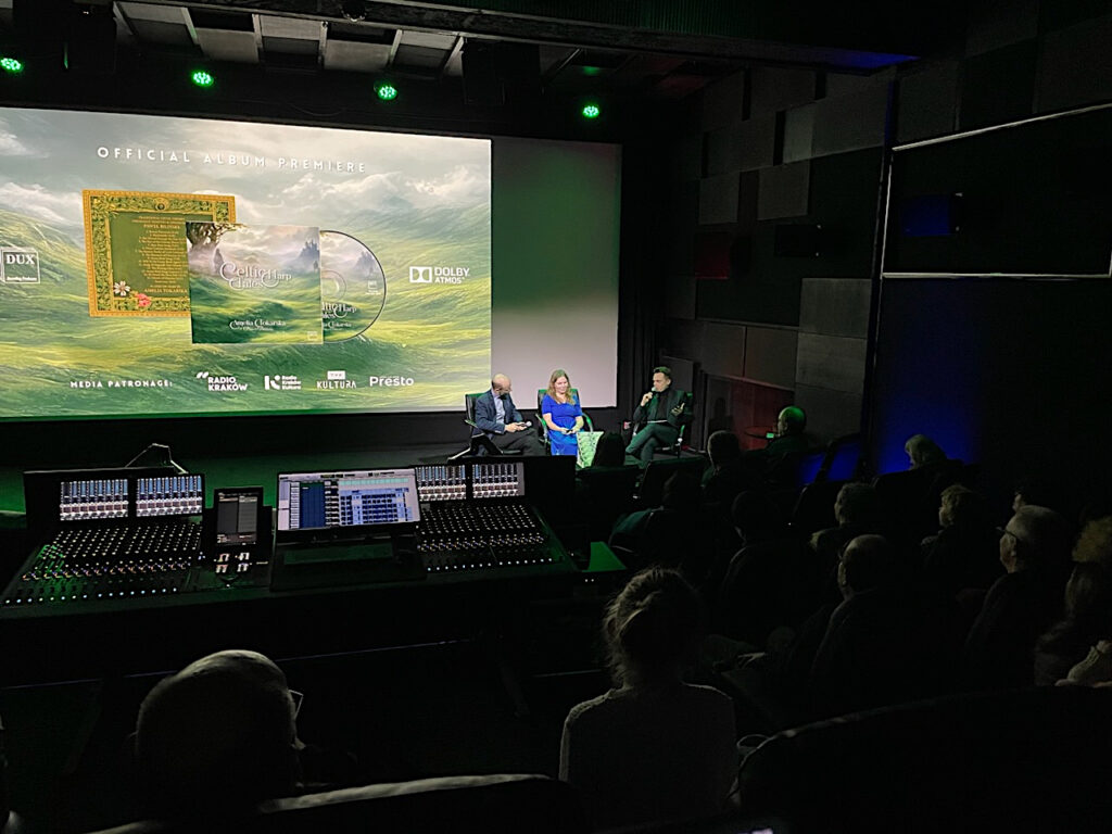 Celtic Harp Tales official premiere event Universus Studio Warsaw